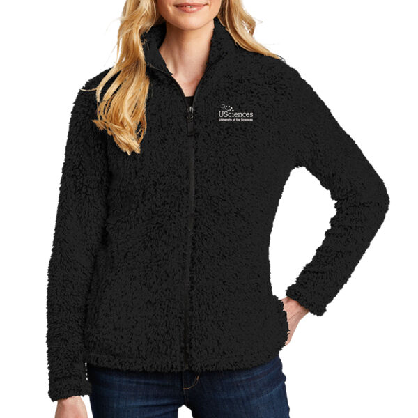 	® Ladies Cozy Fleece Jacket Thumbnail