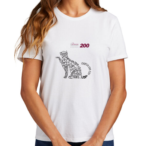 Ladies T Shirt, Short Sleeve_Charlie the Cat Thumbnail