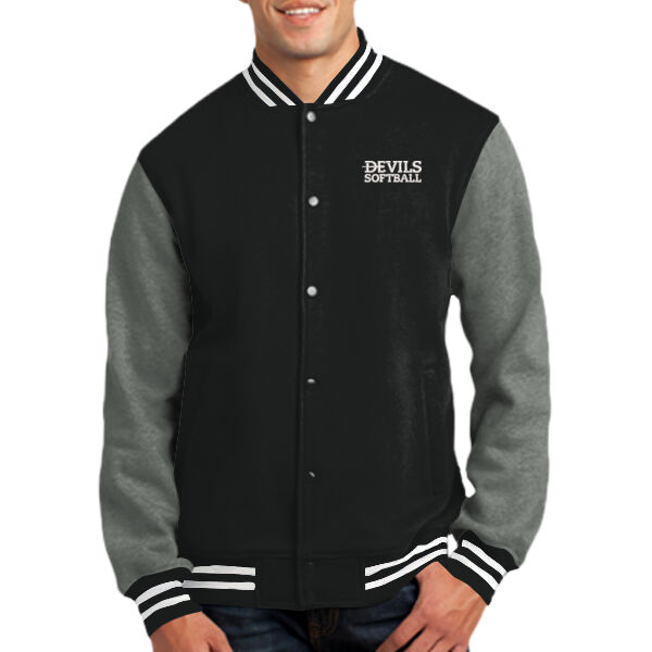 ADULT, Fleece Letterman Jacket_Athletics Thumbnail